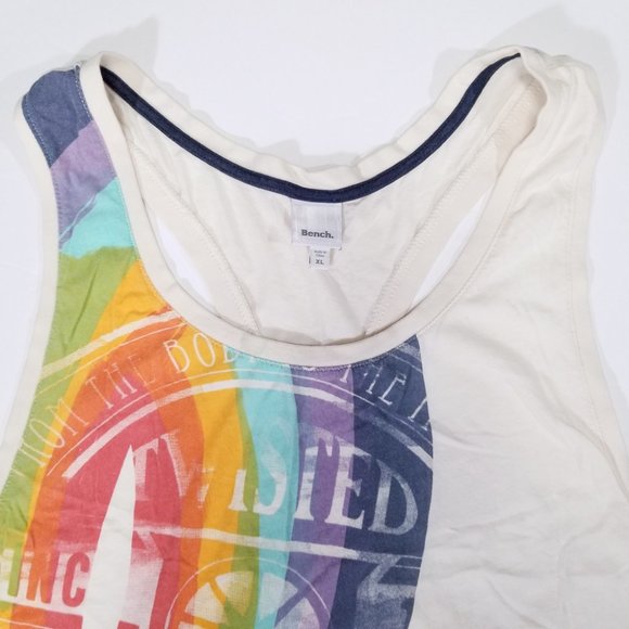 Bench Cream & Colorful Oval Stamp Tank Top - Picture 4 of 11